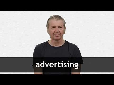 How to pronounce ADVERTISING in American English
