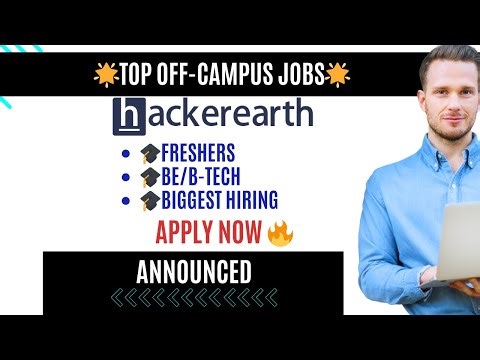 🔥Direct Test | HackerEarth Internship 2025 | Technical Engineer | DSA Internship | Off Campus Drive