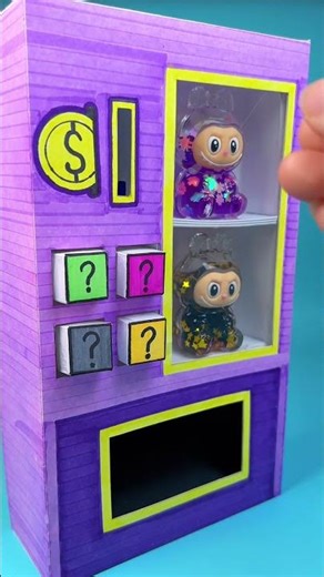 Manual Diy Labubu Dolls Vending Machine#Diy #Craft #Handmade