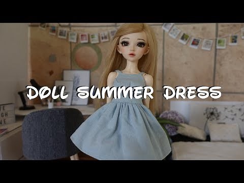 DIY - How to make a Simple Doll Summer Dress