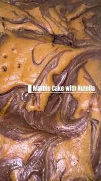 Decadent Chocolate Cheesecake & Nutella Marble Cake Recipe