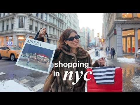 come SHOP with me in NYC (shopping guide + haul)