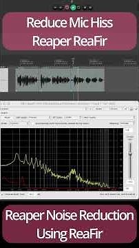 Remove unwanted annoying noise and hiss from your recordings in Reaper using plugin REAFIR