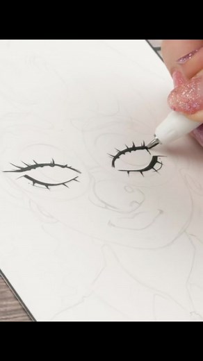 Drawing Priya from Turning Red #drawing #markers #priya #priyamangal #turningred #halalela