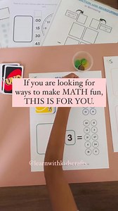 6.8K views · 32 reactions | Learn math in a fun way. Build strong foundation by practicing in different ways. Comment “LINK” and I will share the link to this 150 pages resource.Follow @learnwithkidscrafts for more ideas#handsonlearning #mathactivities #earlymath #multiplication #mathsactivities #elementary #iteach #homeschoolingideas #diymom #momlife #earlychildhood #mathproblems #homeschoolmom #printables #simpleactivities #unocards #dicegame | Learn with Kids Crafts | Facebook