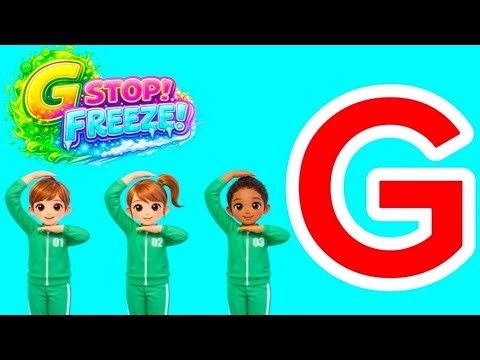 G STOP! FREEZE! 🧊 ABC Dance Game for Kids