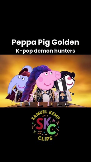 Golden Peppa Pig version #peppapig #golden #fyp #kpopdemonhunters #huntrix