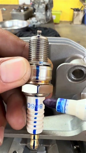 Spark plug timing mark🔧 #bossawin #trending #shorts #viral