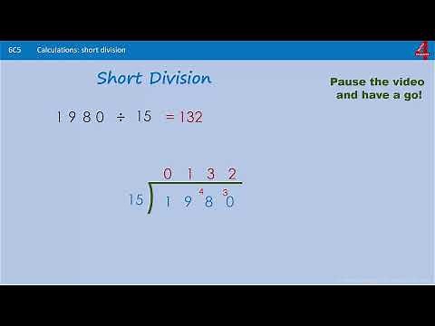 How to use Short Division to Divide by Two- Digit Numbers