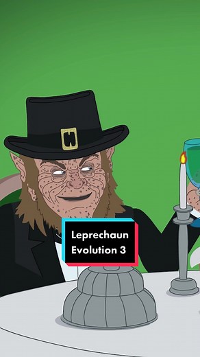 “Hold it right there, pilgram…” Leprechaun Evolution 3/5 #tellitanimated #leprechaun #theleprechaun #warwickdavis #cartoon #animation #stpatricksday #stpaddysday #horrortok #movies