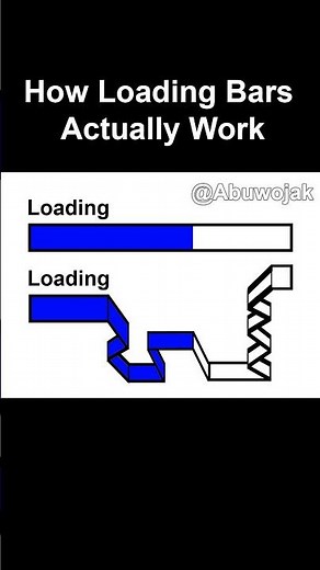 So this is how loading bars actually work ver 3 #meme #animation