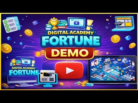 Digital Academy Fortune Demo | wordpress digital academy system | DFY digital academy website