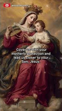 🌙 Night Prayer to Our Lady Assumed Into Heaven 🙏 Entrust Your Life & Family to Mary 💙🌹