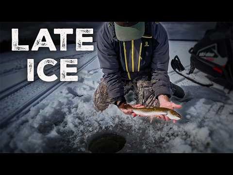 Late Season Ice Fishing in the Allagash