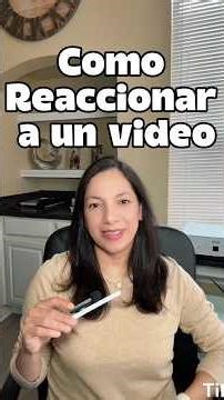 Cómo reaccionar a un video en TikTok