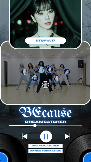[DANCE FORMATION] | DREAMCATCHER - BEcause | Dance Practice
