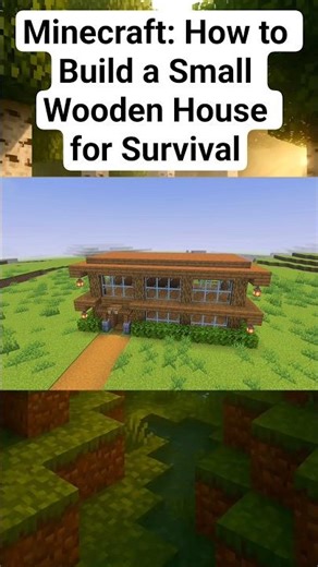 Minecraft: How to Build a Small Wooden House for Survival – Step-by-step Tutorial