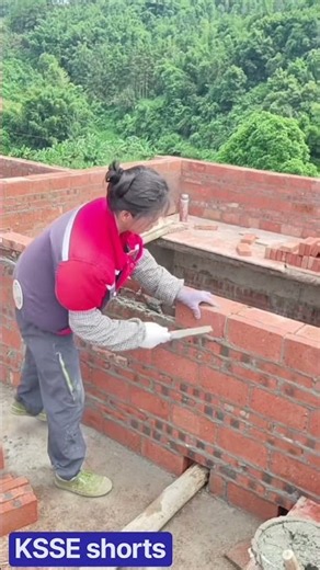 Bricklaying Is a Skill—Men & Women Can Build a Career 🧱💪 #Construction #Masonry