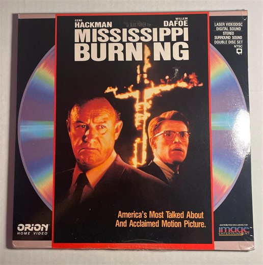 Laser Disc Bundle, Vintage 80's: Mississippi Burning and Action Jackson - Etsy