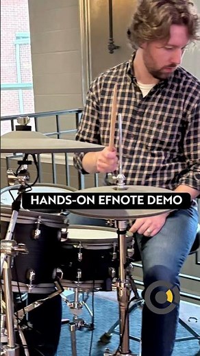 Church Drum Demo: EFNOTE Kit in Action!