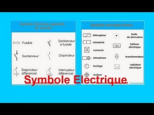 symbole schema electrique maison