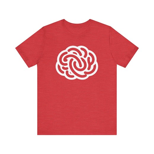 Mental Load Illustration T-shirt, Thoughtful Brain Graphic Tee, Minimal Aesthetic Shirt - Etsy