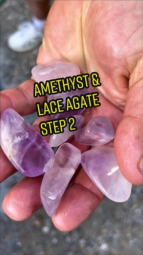 Rock Polishing: How to Polish Amethyst and Mexican Lace Agates