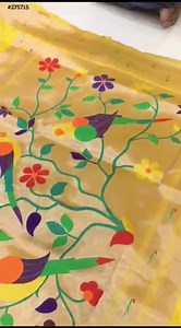 Order here:https://wa.me/919247884006 朗 Wow Price @ 1999+ Shipping 栗‍♀ Fabric : Pure Paithani Silk Sarees with weaving Golden buttas which has very rich pallu and border comes along with running blouse *Premium Quality Assured* We Promise PQR Price Quality and Range ✨ Note : color may vary slightly due to photography and display strictly no exchange or return for color variations unpacking video must for any sort of complaint | Siri Designers an Online Store | Facebook