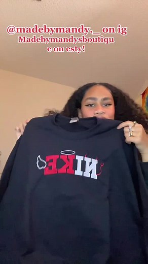 guys go follow @madebymandy.co she has so many cute designs for crewnecks etc :)