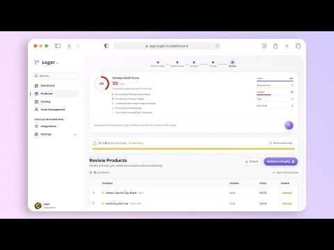 Loger - Demo Video Walkthrough