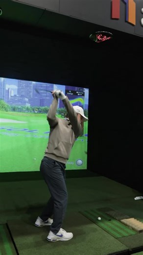 A simulator with a hidden green? 🤯 Golfzon’s new City Golf allows golfers to hit into a simulator then step behind the screen to hole out. What do you think of this unbelievable technology? | GolfWRX.com