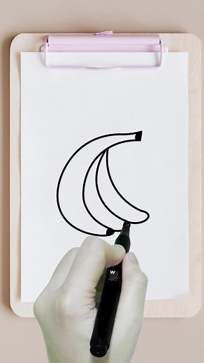 how to draw a banana #howtodraw #drawing #forkids #kidsart #stepbystepdrawing #easydrawing #simpledrawing #drawingtutorial #drawingart | Whizk ART