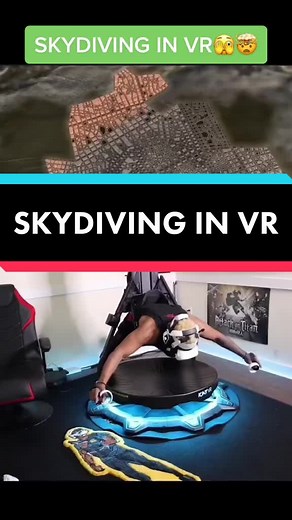 Experience Skydiving in Virtual Reality | VR Simulator Fun