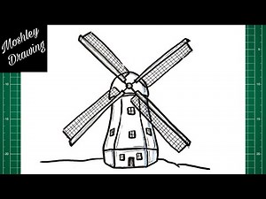 How to Draw a Windmill