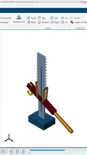 Elevador de trinquete Simulink #matlab #simulator #education #mechanic