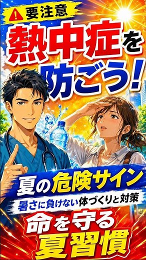 【暑さに負けない体をつくる！知っておきたい熱中症の正しい予防策と初期サイン】◯