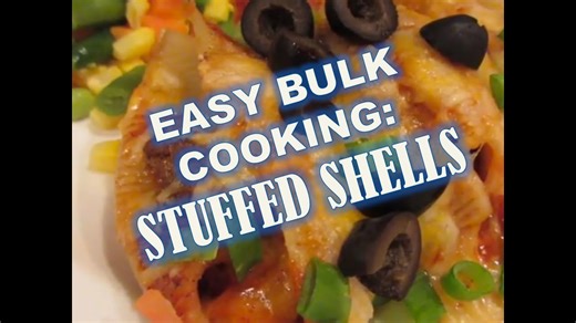 Easy & cheap bulk cooking: Stuffed shells