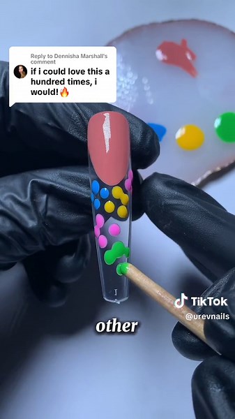 Melty Smiley Face Nail Design Tutorial