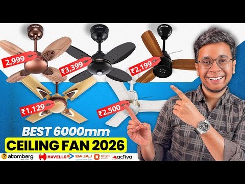 Top 5 Best High Speed Ceiling Fans in India 2026 | Best Fan for Kitchen & Small Rooms