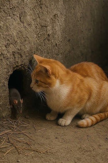 Kitty cat vs mouse 🐱🐭 #funnyvideo #catmouse