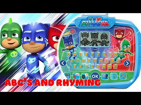 Learn ABC's and Rhyming with PJ MASKS time to be a hero LEARNING tablet