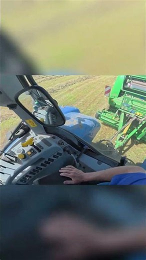 Trick to keep your hay bales from rolling! ✅