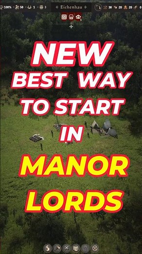 Best Start In Manor Lords! | Early Game Strategy!