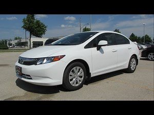 2012 Honda Civic LX Start up, Walkaround and Vehicle Tour