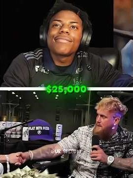 IShowSpeed Accepts Jake Paul's $25,000 Race😳 #ishowspeed #jakepaul