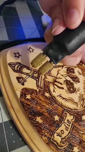 Woodburn from start to finish, results at the end! #art #artist #originalart #handmade #artwork