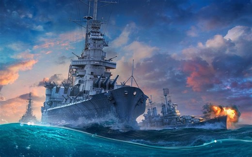 【DCS】暴风雨！战列舰炮战！俾斯麦1v1胡德