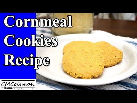 Cornmeal Cookie Recipe