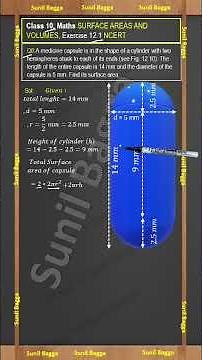 Q6 Ex 12.1 Class 10 Maths | Surface Areas and Volumes | NCERT Solution Explained.