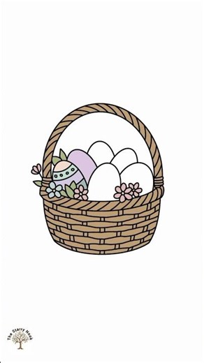 Easter egg illustration #eastereggs #drawing